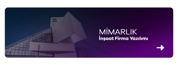Mimarlık İNŞAAT Firma Yazılımı